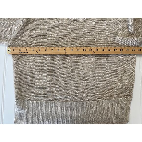 J Crew Relaxed Cotton Linen Blend Beach Sweater Size Women's Oversized XS - Picture 4 of 7